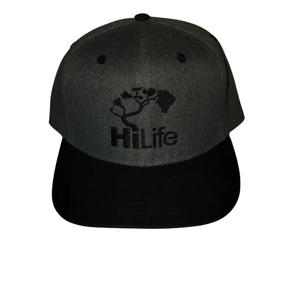 New Hi Life HiLife Hawaii Gray Color Bonsai Snapback Hat Hawaiian Aloha - Picture 2 of 5